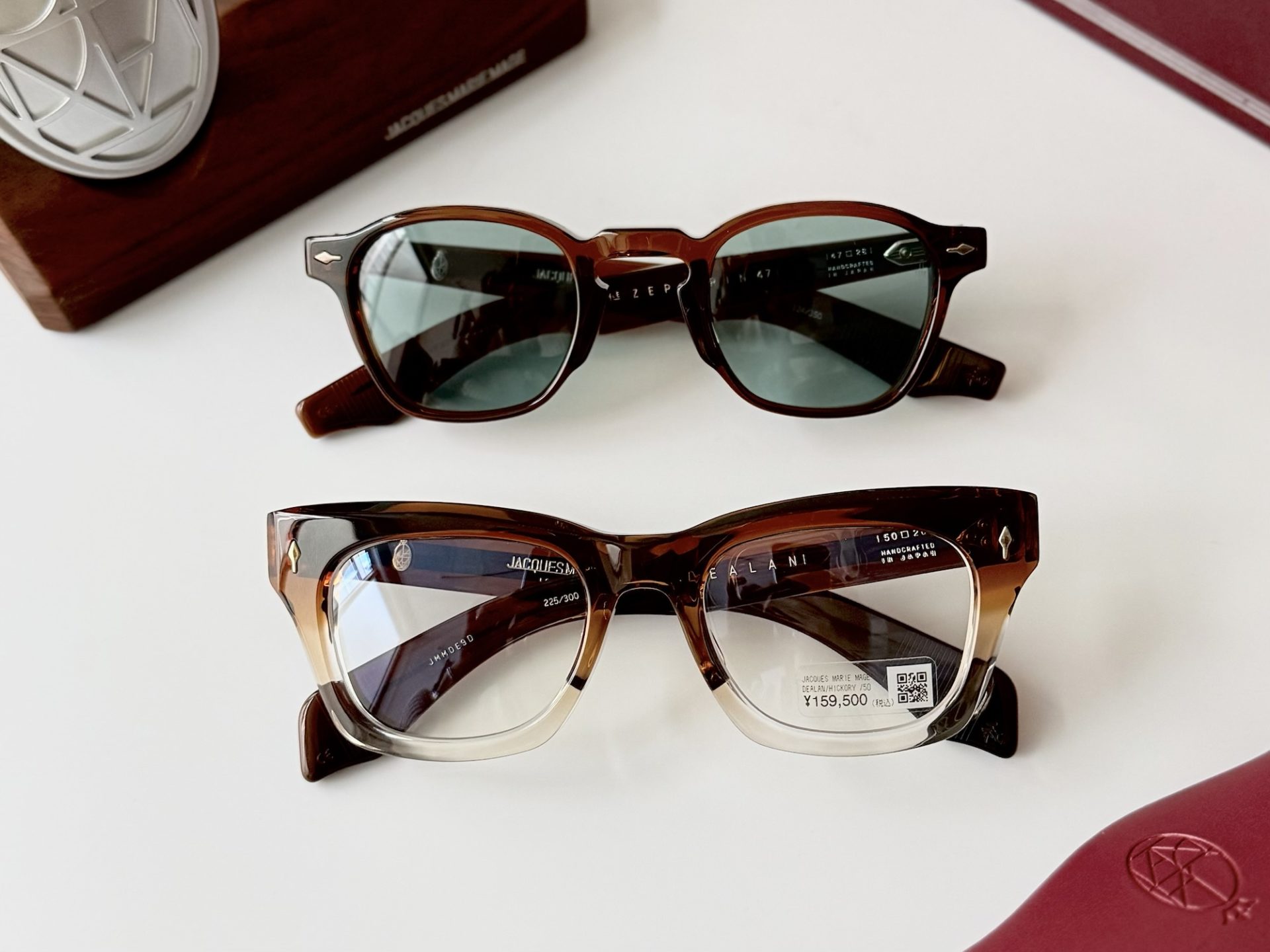 重くならない透けブラウン。JMMのHICKORYとHICKORY FADE